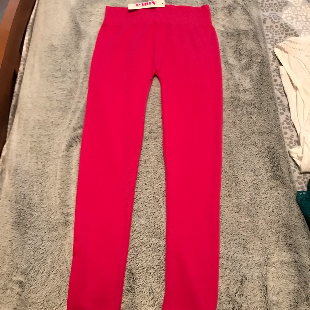 NWT leggings hot pink